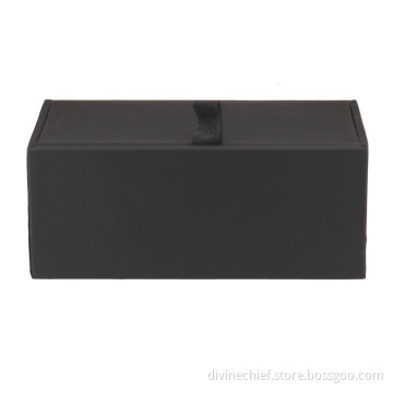 OEM & ODM Service Custom Made Leather Gift Packaging Box For Cufflinks